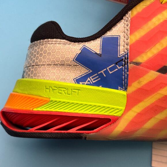 Nike Metcon 7 AMP Volt Bright Spruce Checkered m8 w9.5 - Picture 12 of 13